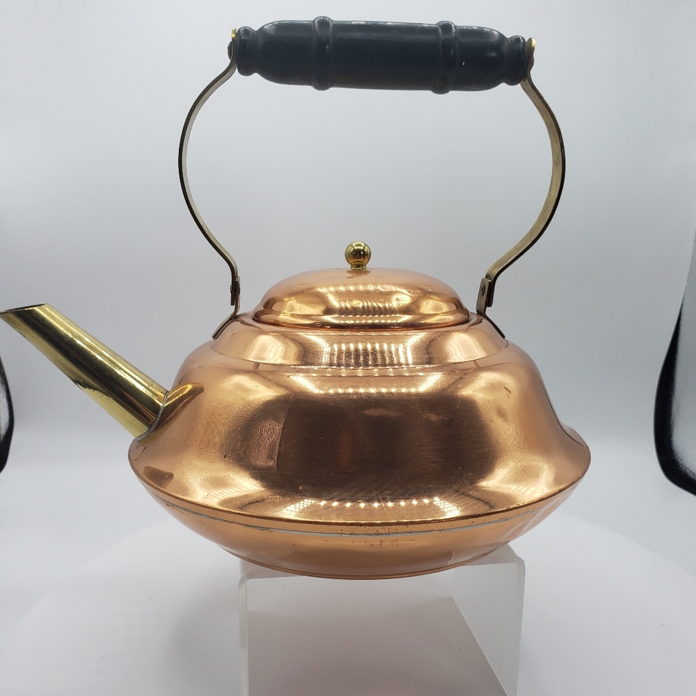 Coppercraft guild tea kettle, vintage